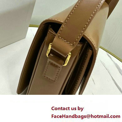 CELINE Classique Triomphe Bag in shiny calfskin BRONZE 2024