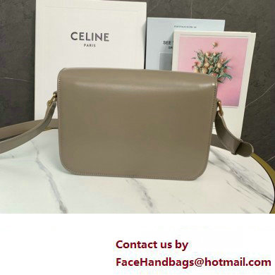 CELINE Classique Triomphe Bag in shiny calfskin pebble 2024