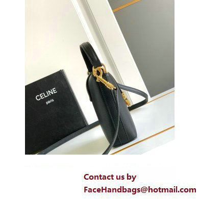 CELINE MINI BUCKET TRIOMPHE in SMOOTH CALFSKIN Black 2024