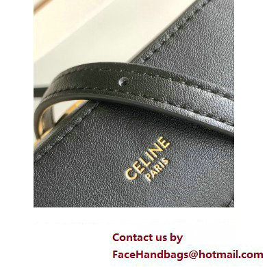 CELINE MINI BUCKET TRIOMPHE in SMOOTH CALFSKIN Black 2024