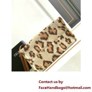 CELINE small cabas thais in LEOPARD TEXTILE AND CALFSKIN Leopard 2023