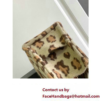 CELINE small cabas thais in LEOPARD TEXTILE AND CALFSKIN Leopard 2023