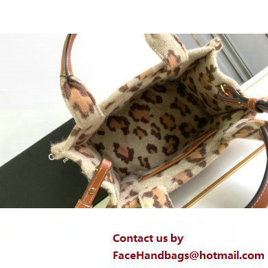 CELINE small cabas thais in LEOPARD TEXTILE AND CALFSKIN Leopard 2023