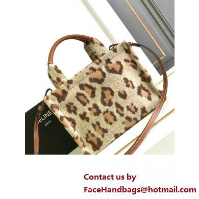 CELINE small cabas thais in LEOPARD TEXTILE AND CALFSKIN Leopard 2023