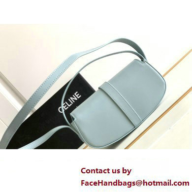 Celine CLUTCH ON STRAP TABOU Bag in Smooth calfskin Ice blue