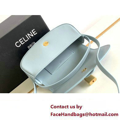 Celine CLUTCH ON STRAP TABOU Bag in Smooth calfskin Ice blue