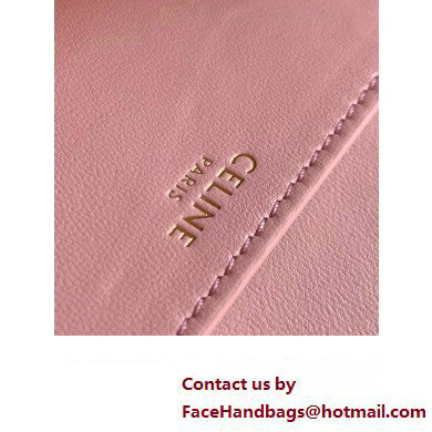 Celine CLUTCH ON STRAP TABOU Bag in Smooth calfskin Pink