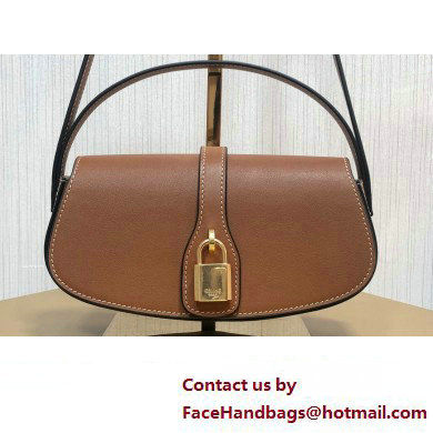 Celine CLUTCH ON STRAP TABOU Bag in Smooth calfskin Tan