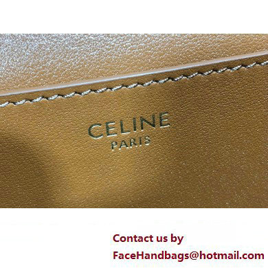 Celine CLUTCH ON STRAP TABOU Bag in Smooth calfskin Tan