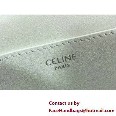 Celine CLUTCH ON STRAP TABOU Bag in Smooth calfskin White