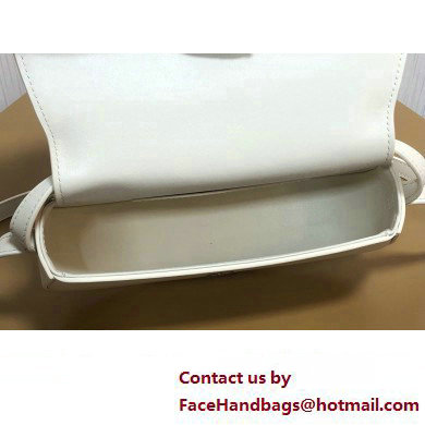 Celine CLUTCH ON STRAP TABOU Bag in Smooth calfskin White