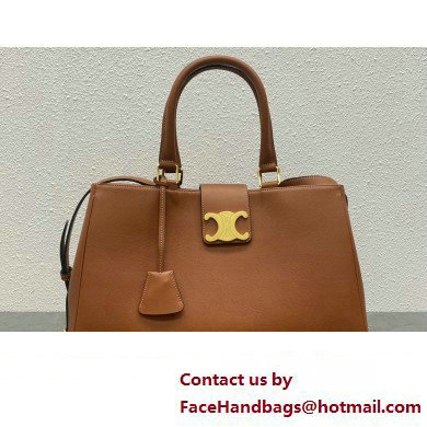 Celine MEDIUM APPOLINE BAG in supple calfskin 114963 Tan