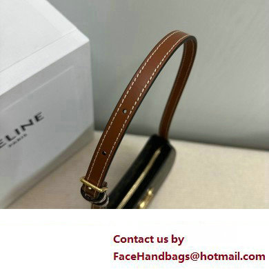 Celine MEDIUM TILLY BAG in Triomphe canvas and calfskin Brown 2024