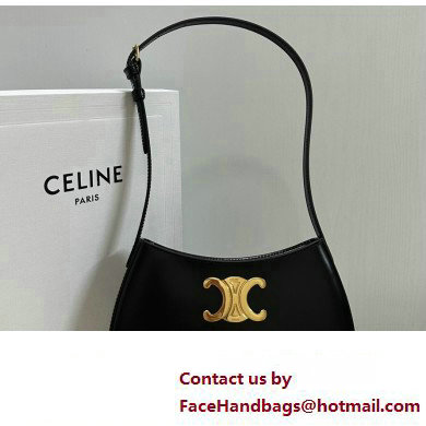 Celine MEDIUM TILLY BAG in shiny calfskin Black 2024