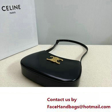 Celine MEDIUM TILLY BAG in shiny calfskin Black 2024