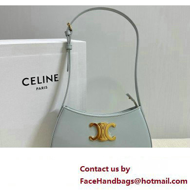 Celine MEDIUM TILLY BAG in shiny calfskin Sky Blue 2024 - Click Image to Close