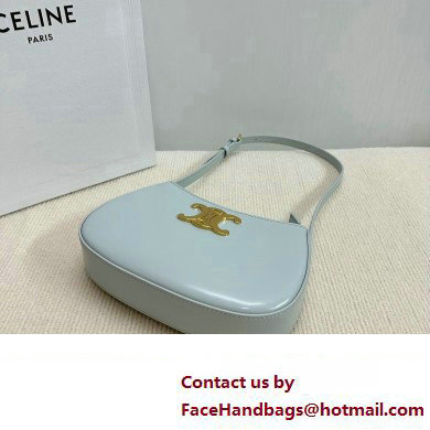 Celine MEDIUM TILLY BAG in shiny calfskin Sky Blue 2024