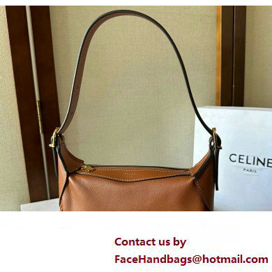 Celine MINI ROMY Bag in SUPPLE CALFSKIN Brown 2024 - Click Image to Close