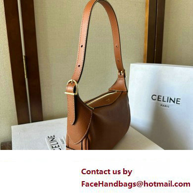 Celine MINI ROMY Bag in SUPPLE CALFSKIN Brown 2024