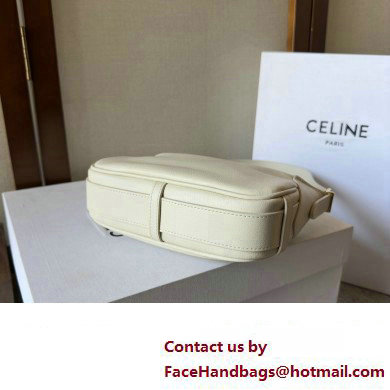 Celine MINI ROMY Bag in SUPPLE CALFSKIN White 2024