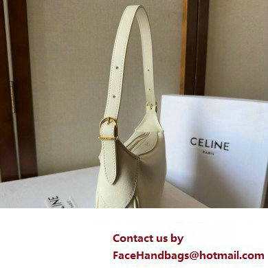 Celine MINI ROMY Bag in SUPPLE CALFSKIN White 2024