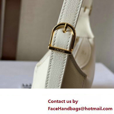 Celine MINI ROMY Bag in SUPPLE CALFSKIN White 2024