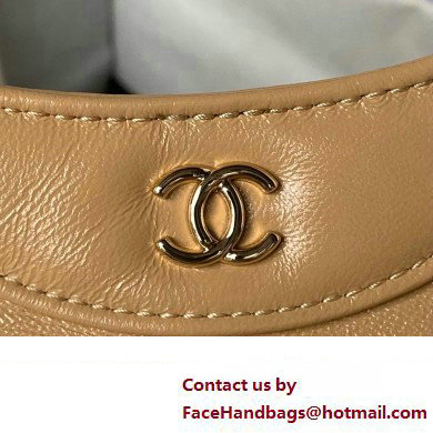 Chanel 31 nano Shopping Bag in Calfskin beige 2024