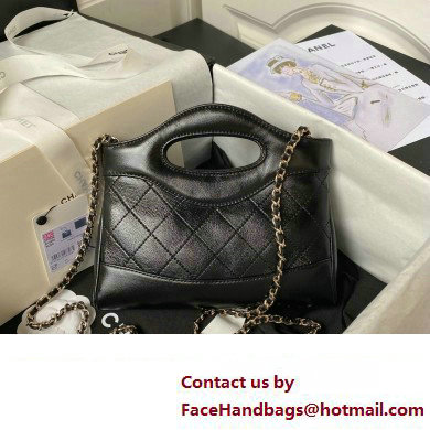 Chanel 31 nano Shopping Bag in Calfskin black 2024