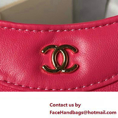 Chanel 31 nano Shopping Bag in Calfskin fuchsia 2024