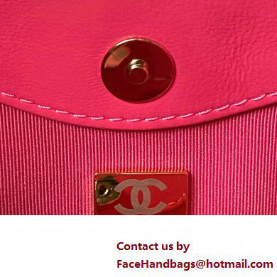 Chanel 31 nano Shopping Bag in Calfskin fuchsia 2024