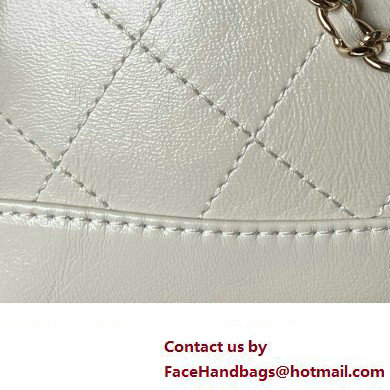 Chanel 31 nano Shopping Bag in Calfskin white 2024