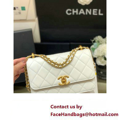 Chanel Calfskin Mini Flap Bag AP2615/AP2649 WHITE 2021