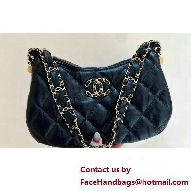 Chanel Calfskin Mini Hobo Bag AP3647 Black 2023 (ORIGINAL QUALITY)