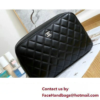 Chanel Cosmetic Case Bag 31105 in Lambskin Black