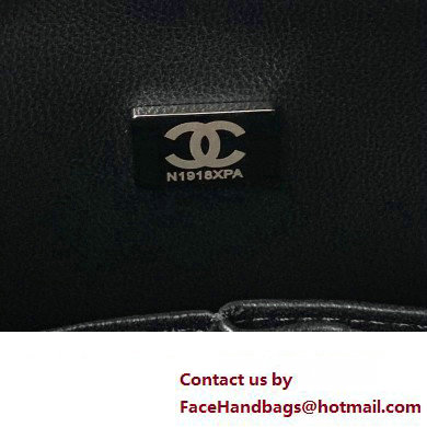 Chanel Crystal Studs Classic Handbag A0112 Black 2023