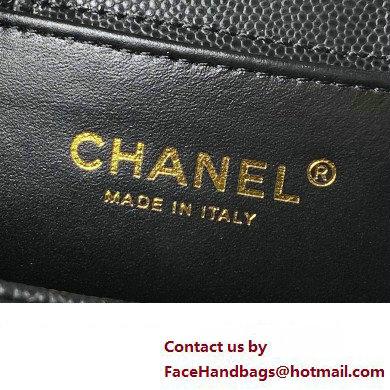 Chanel Grained Calfskin Chain Small Shoulder Bag AS4597 Black 2024