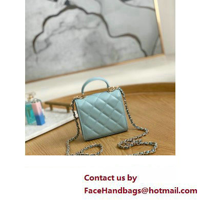 Chanel Mini Clutch with Chain Bag AP2682 81191 Light Blue