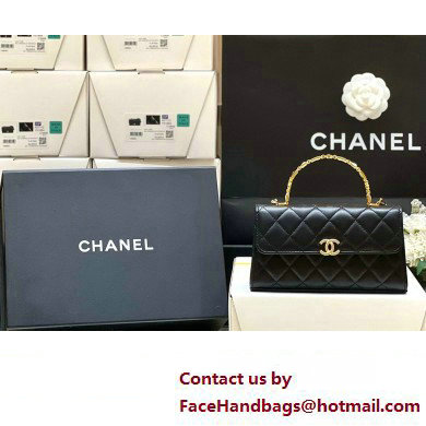 Chanel Phone Holder with Chain AP2946 Black 2023 (ORIGINAL QUALITY)