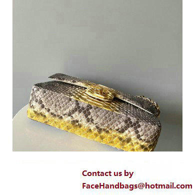 Chanel Python Medium Classic Handbag 1112 02 2023