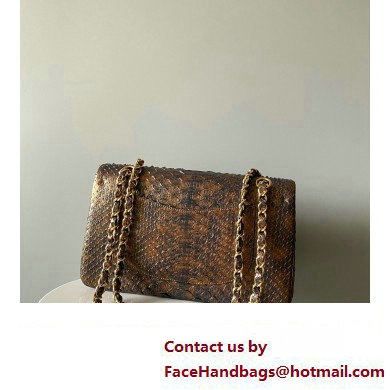 Chanel Python Medium Classic Handbag 1112 05 2023