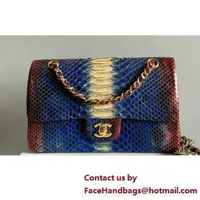 Chanel Python Medium Classic Handbag 1112 06 2023