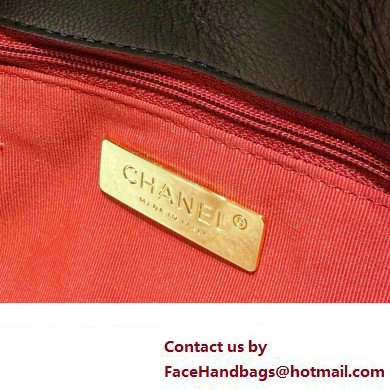 Chanel Shiny Lambskin Chanel 19 Bag AS4638 Black 2024