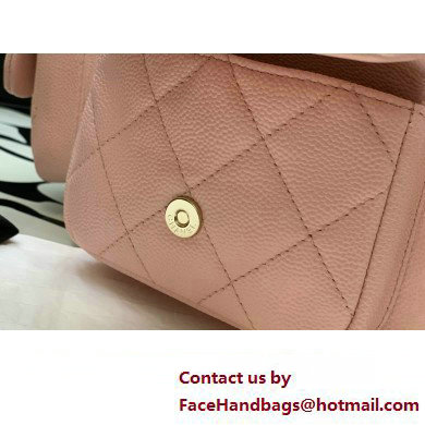 Chanel Small Backpack in Grained Shiny Calfskin AS4399 PINK 2023