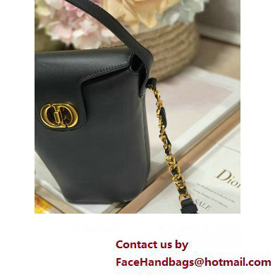 Dior 30 Montaigne Mini Bucket Bag In Calfskin Black 2024