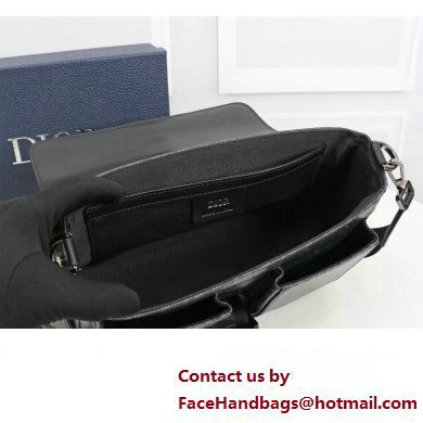 Dior Hit The Road Bag with Strap in Black CD Diamond Canvas