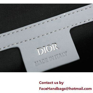 Dior Hit The Road Bag with Strap in Gray CD Diamond Canvas