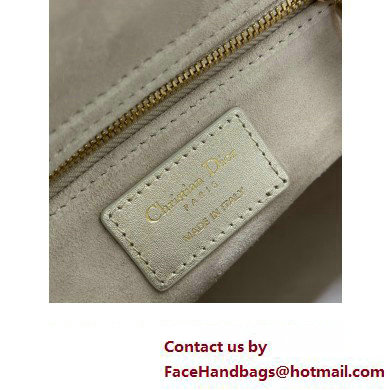 Dior Medium Lady Dior Bag in Gold with Bead Embroidery