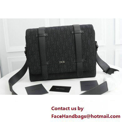 Dior Messenger Bag in Black Dior Oblique Jacquard - Click Image to Close