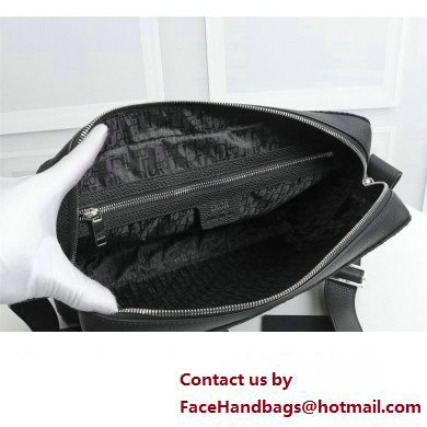 Dior Messenger Bag in Black Dior Oblique Jacquard