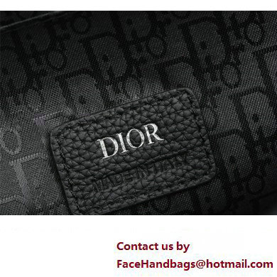 Dior Mini Saddle Messenger Bag in Beige and Black Dior Oblique Jacquard